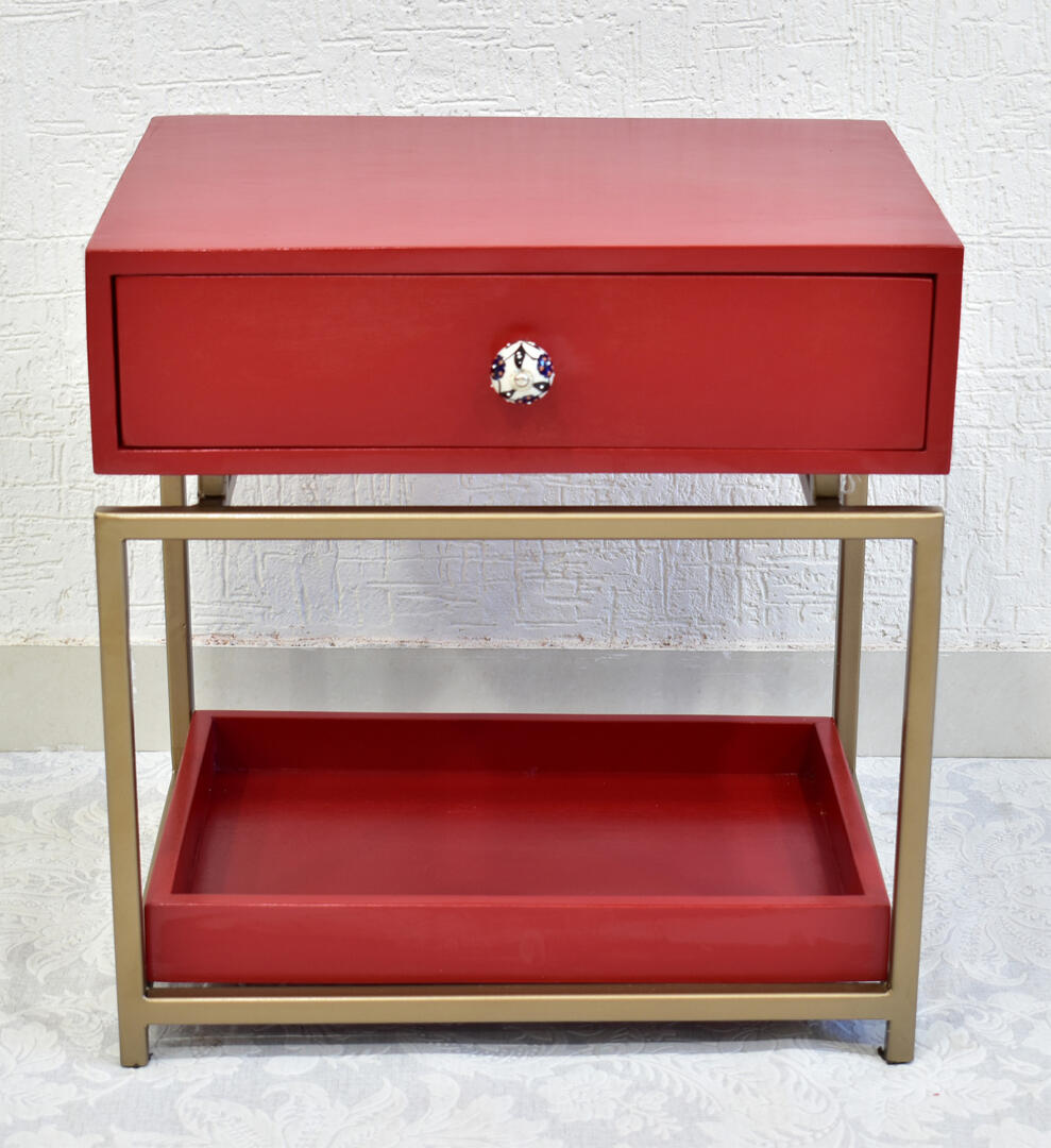 SamDecors-Red EVE Side Table